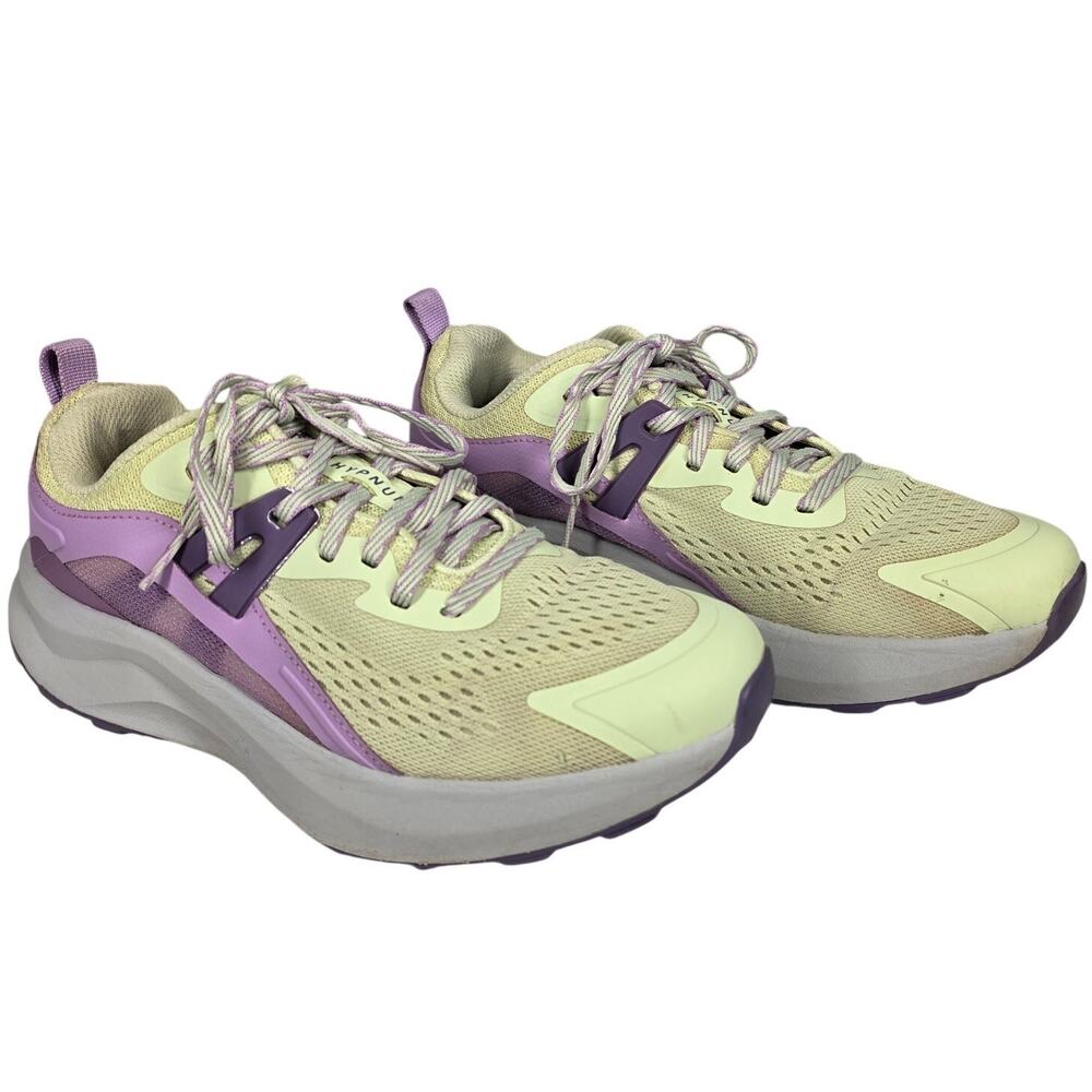 THE NORTH FACE WOMEN’S HYPNUM SNEAKERS – LIME CREAM / LUNAR SLATE – SIZE 9